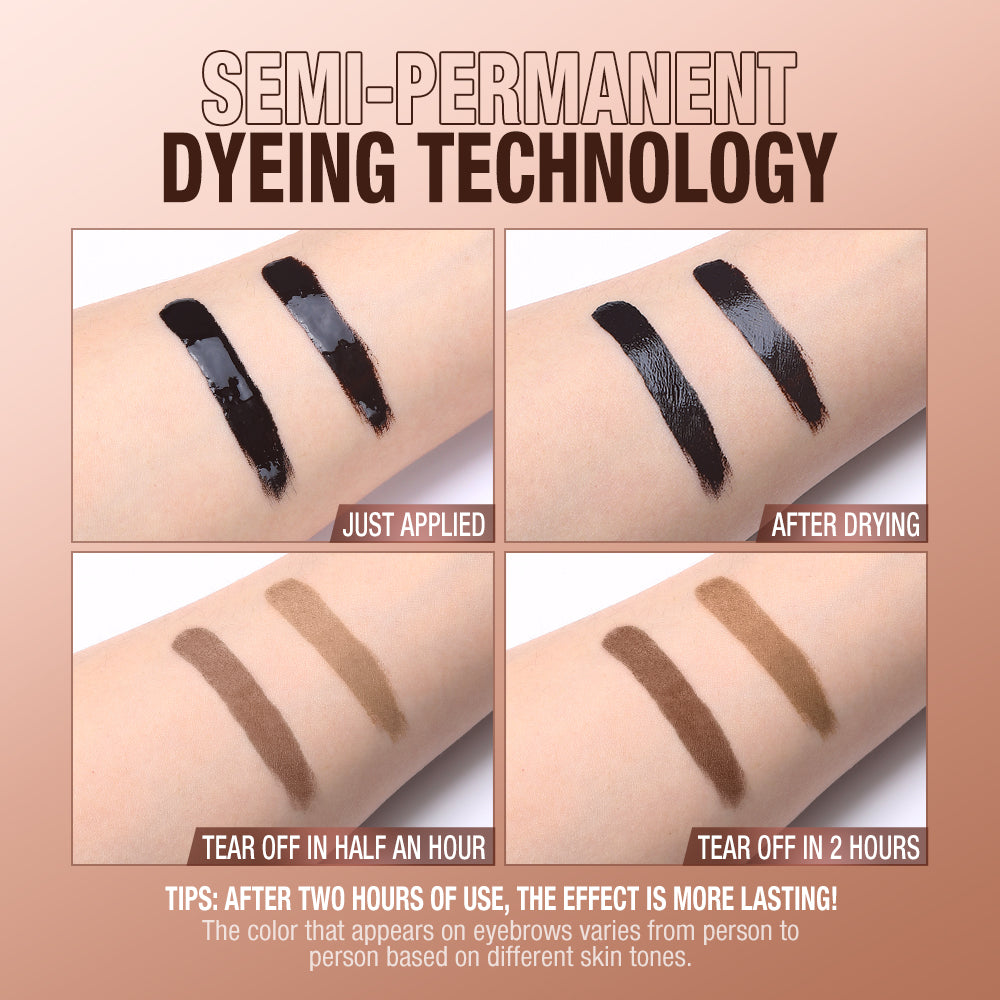 O.TWO.O Waterproof Peel-Off Eyebrow Tint – Long-Lasting Smudge-Proof Brow Dye UAE
