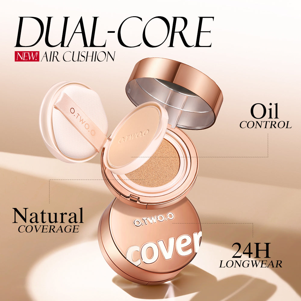 O.TWO.O Soft Focus Powder and Cushion Cream Set – Long-Lasting Hydrating Glow for UAE Skin