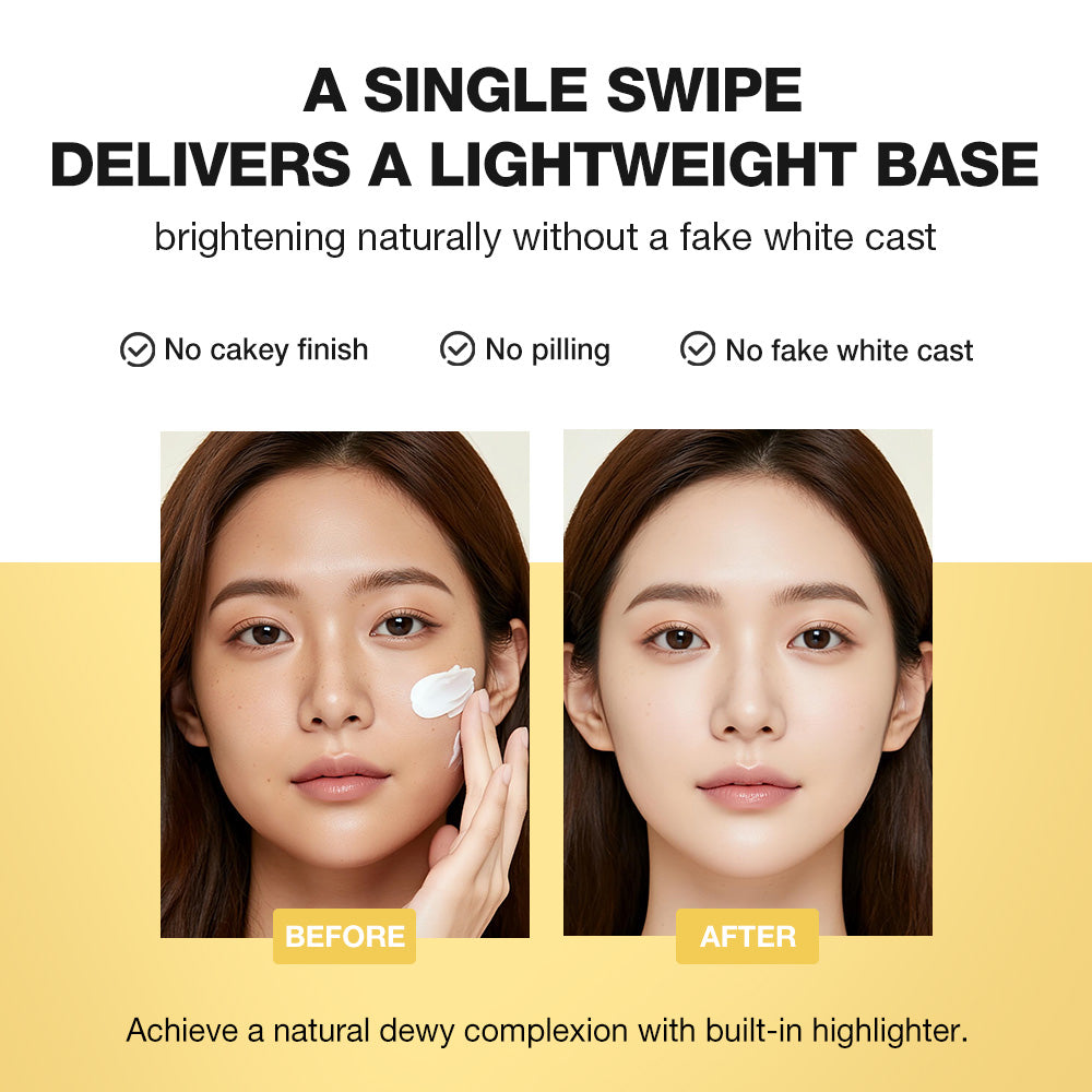 SKINEVER Vitamin C Brightening Tone-Up Cream – Instant Glow, Dark Spot Correcting & Hydrating Moisturizer | UAE