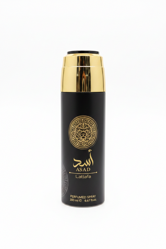 Asad Black Lattafa body spray 200ml