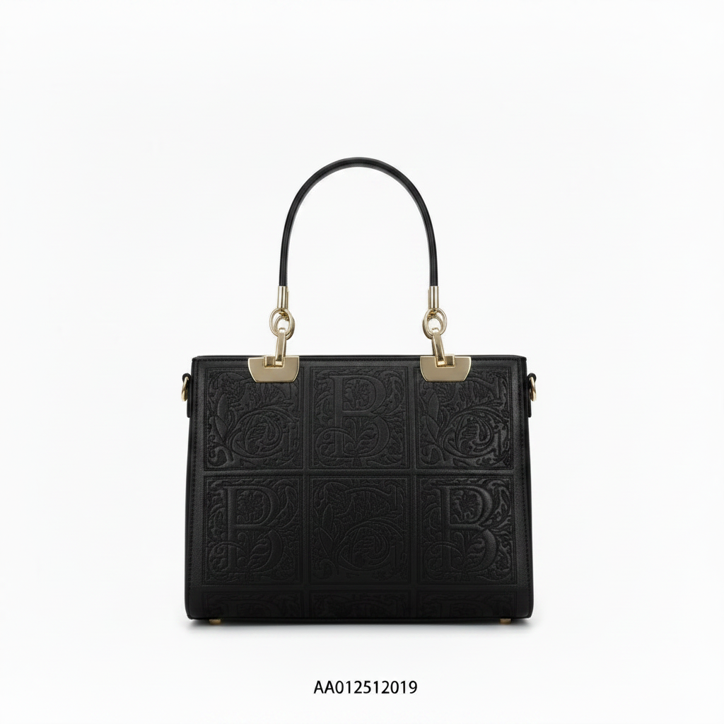 Chrisbella luxury monogram handbag multi-color