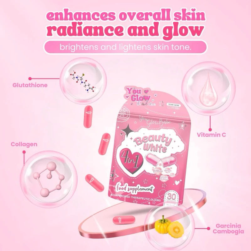 You Glow Babe Combo Set – Sheppu Whitening Soap & Capsules UAE