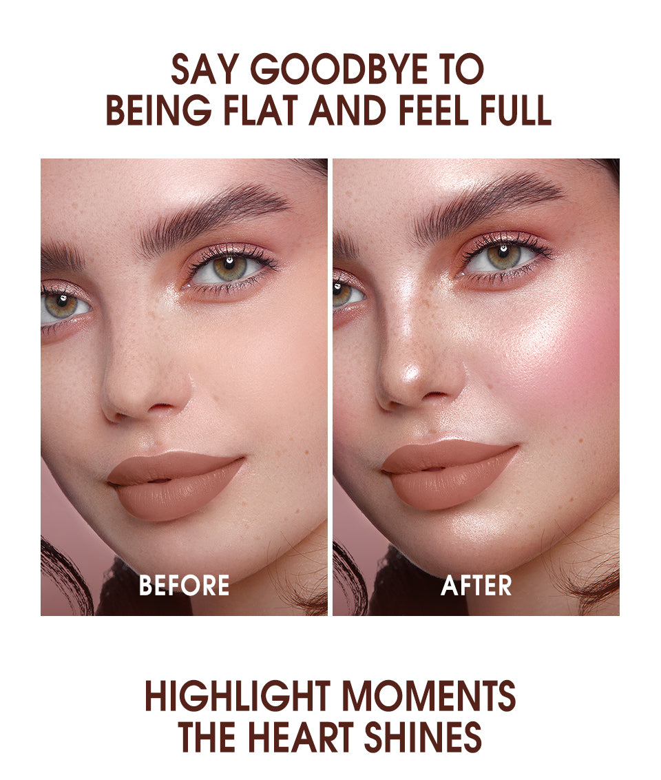 O.TWO.O 3D Glitter Glow Highlight Palette – Radiant Shimmer Highlighter UAE