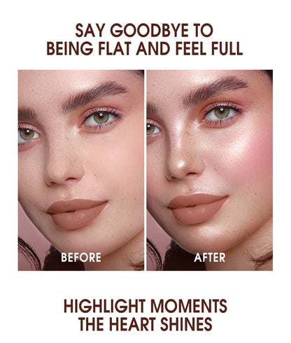 O.TWO.O 3D Glitter Glow Highlight Palette – Radiant Shimmer Highlighter UAE