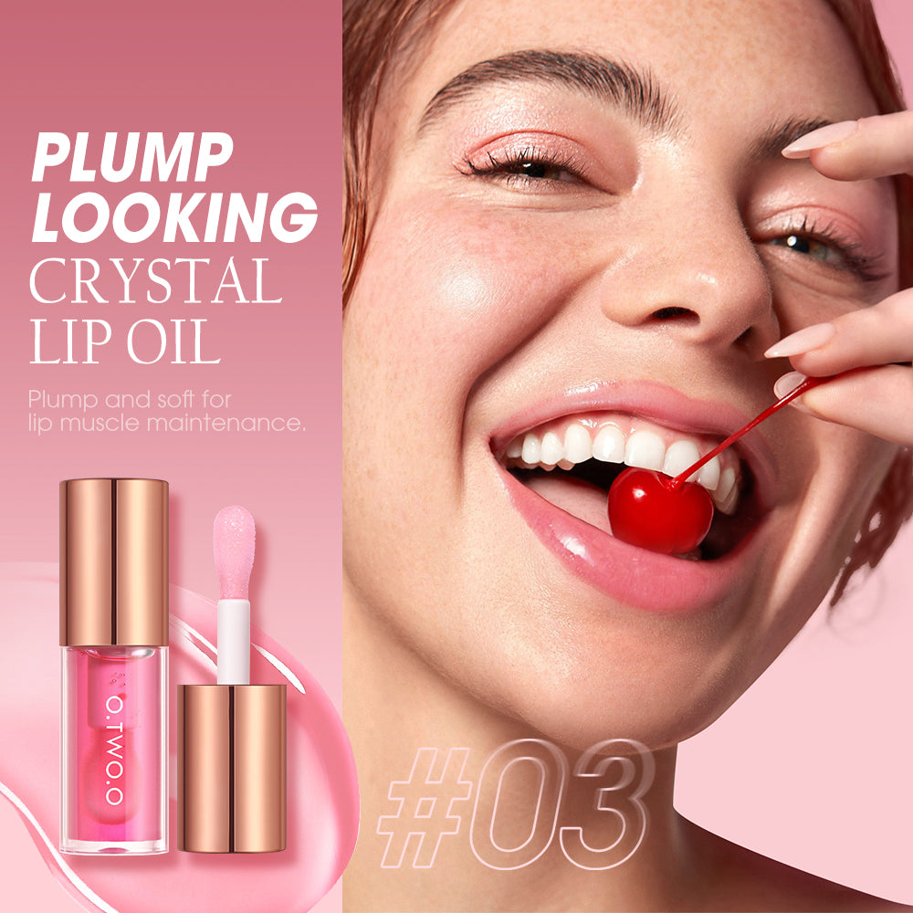 O.TWO.O Plump Shiny Crystal Lip Gloss – High Shine Moisturizing Plumper UAE

