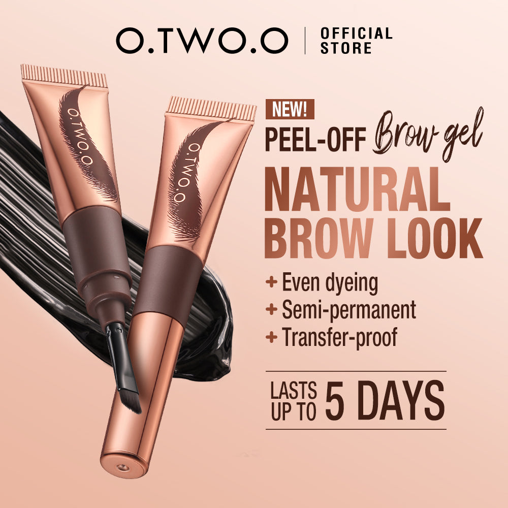 O.TWO.O Waterproof Peel-Off Eyebrow Tint – Long-Lasting Smudge-Proof Brow Dye UAE