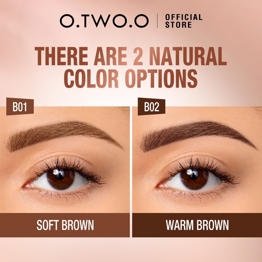 O.TWO.O Waterproof Peel-Off Eyebrow Tint – Long-Lasting Smudge-Proof Brow Dye UAE