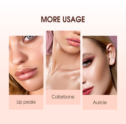 O.TWO.O 3D Glitter Glow Highlight Palette – Radiant Shimmer Highlighter UAE