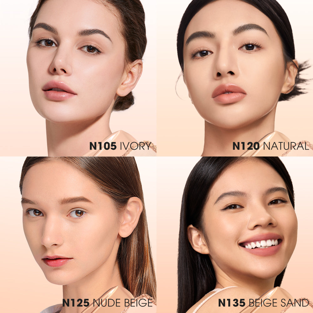 O.TWO.O Soft Focus Powder and Cushion Cream Set – Long-Lasting Hydrating Glow for UAE Skin