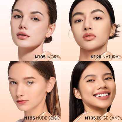 O.TWO.O Soft Focus Powder and Cushion Cream Set – Long-Lasting Hydrating Glow for UAE Skin