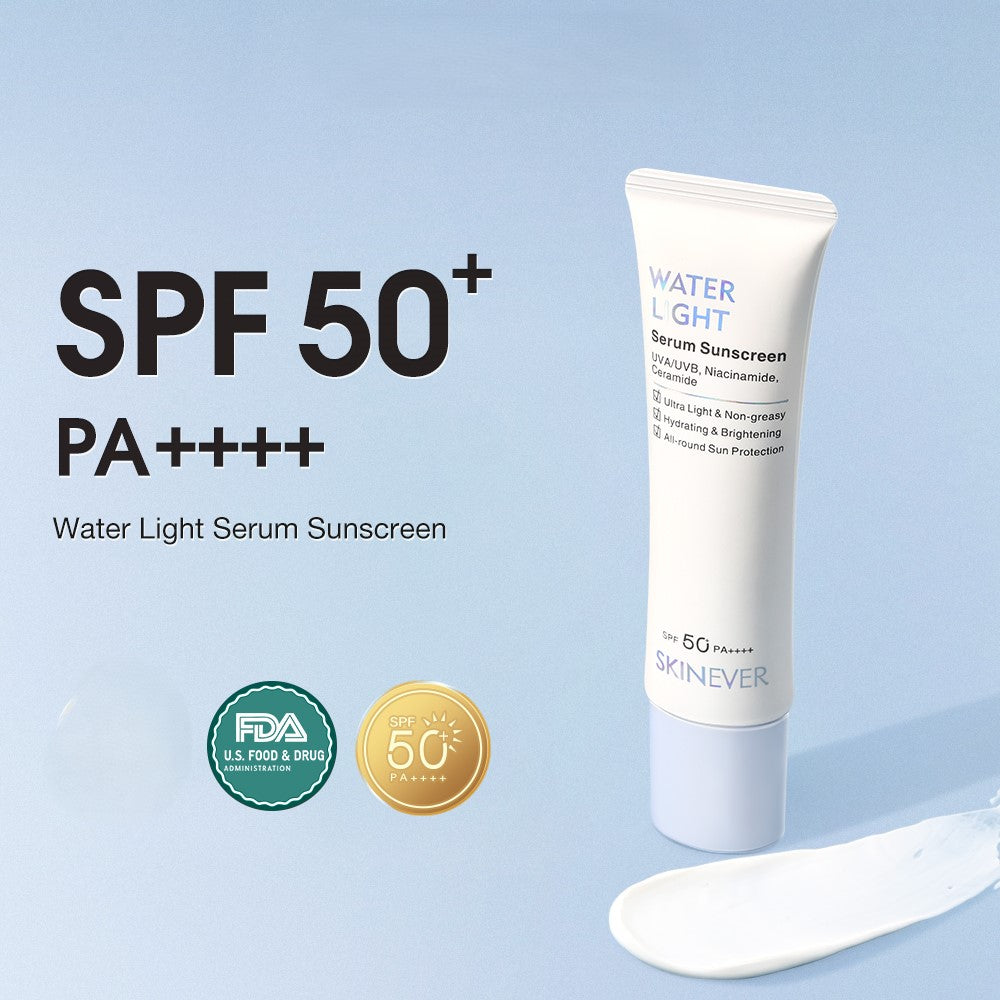 SKINEVER Water Light Sunscreen SPF50 – Lightweight UV Serum for Face UAE