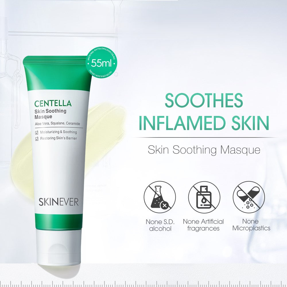 SKINEVER Redness Relief Mask – Centella Soothing Sheet Mask for Sensitive Skin UAE