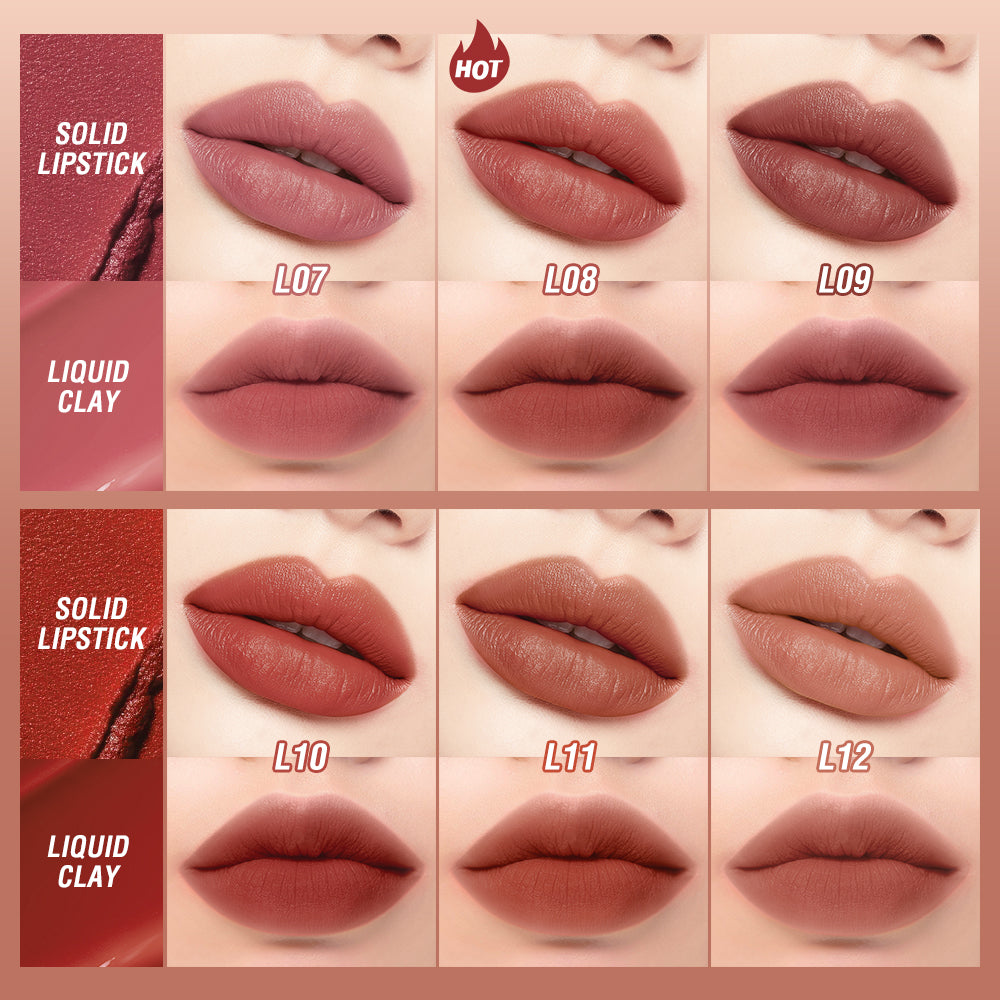 O.TWO.O Double-Ended Matte Lipstick and Gloss – Waterproof Long Lasting 2-in-1 Lip Color UAE
