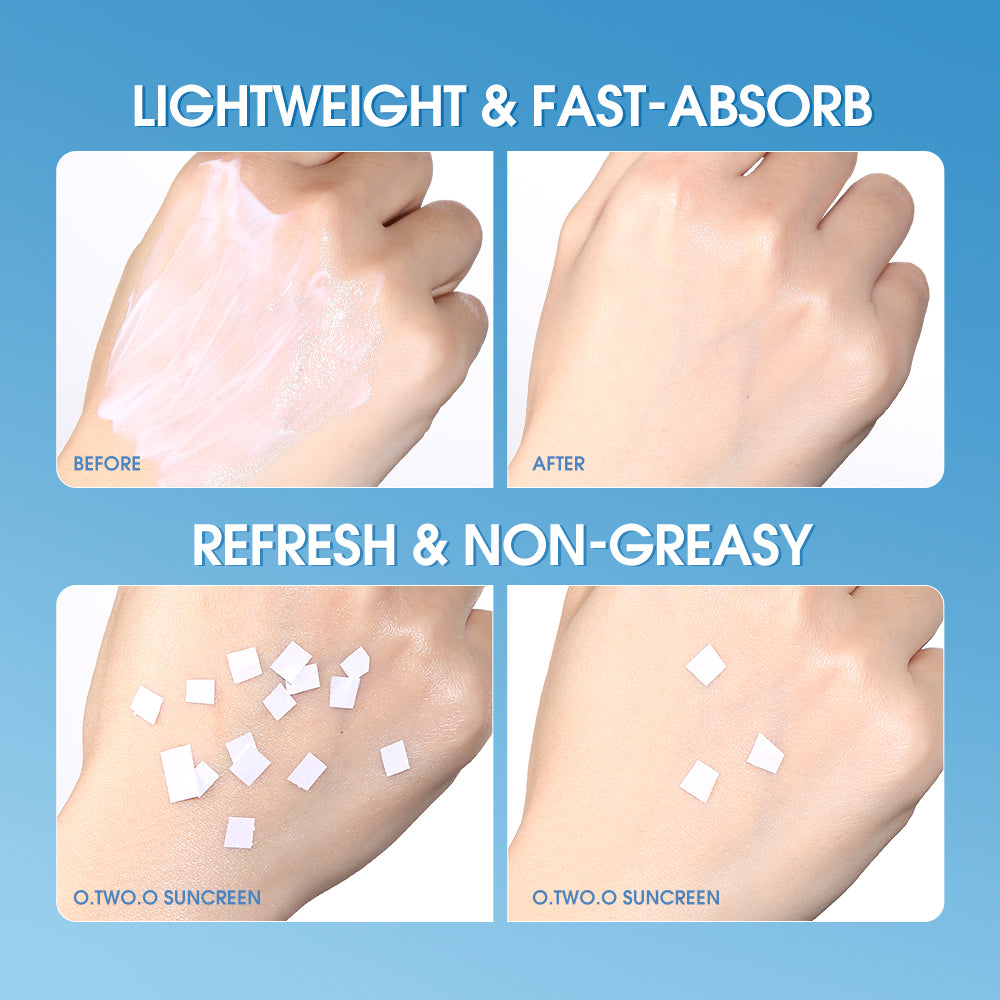 O.TWO.O SPF 50++++ Protection Clear Sunscreen – Invisible Lightweight UV Shield UAE