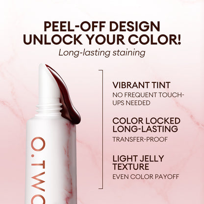 O.TWO.O Color Lock Peel Off Lip Tattoo