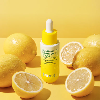 Skinever 5X Vitamin C Brightening Serum bottle