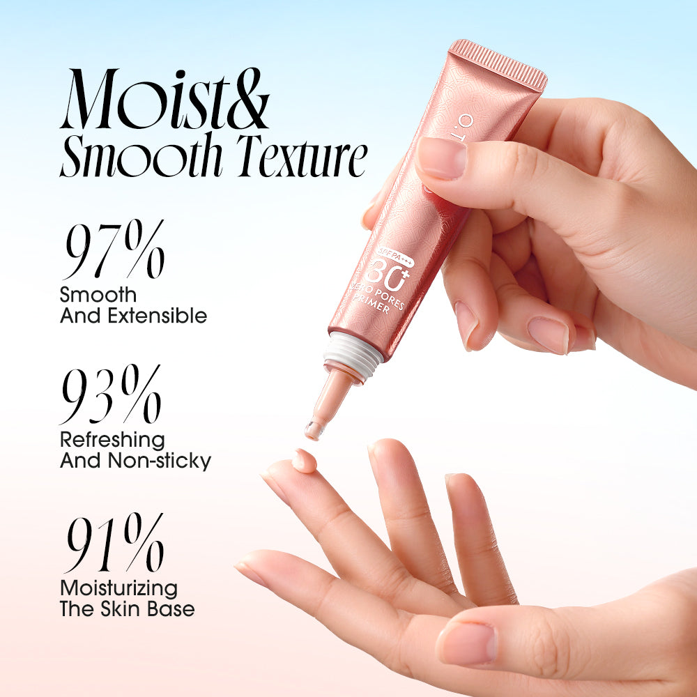 O.TWO.O Haute Zero Pores Sunscreen Primer SPF 50 – Oil Control and Pore Blurring Makeup Base UAE