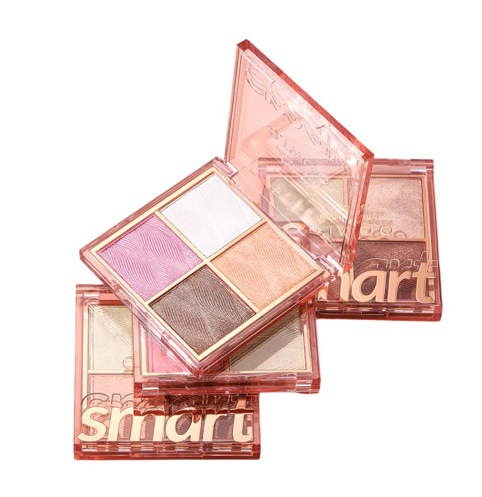 O.TWO.O 3D Glitter Glow Highlight Palette – Radiant Shimmer Highlighter UAE