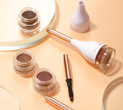 O.TWO.O 4-Color Waterproof Eyebrow Cream – 3D Brow Shaping Gel in UAE