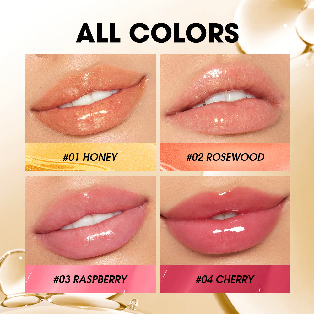 O.TWO.O Plump Shiny Crystal Lip Gloss – High Shine Moisturizing Plumper UAE

