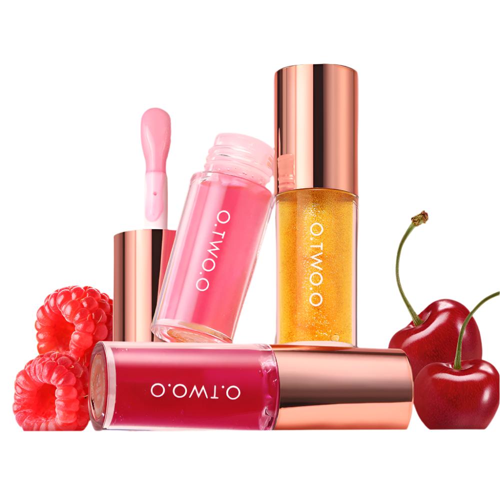 O.TWO.O Plump Shiny Crystal Lip Gloss – High Shine Moisturizing Plumper UAE

