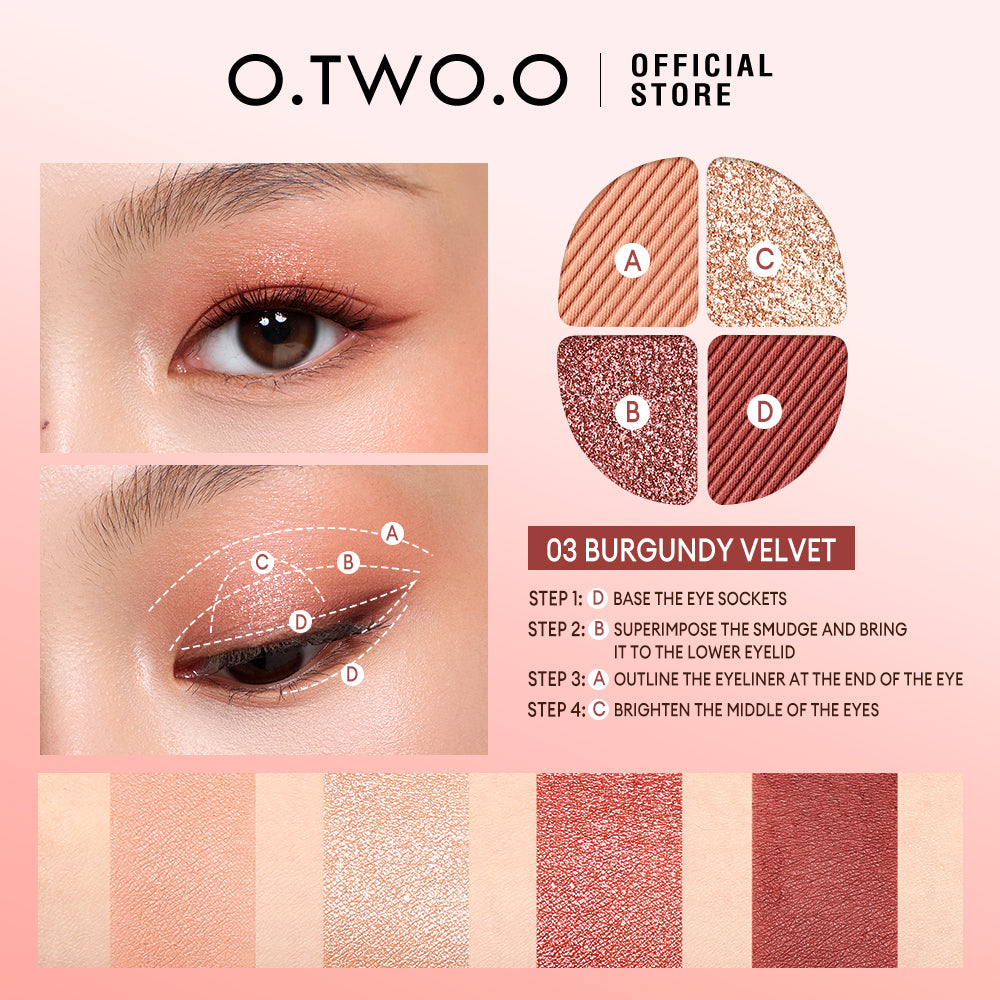 O.TWO.O Luxurious Dazzling Eyeshadow Palette