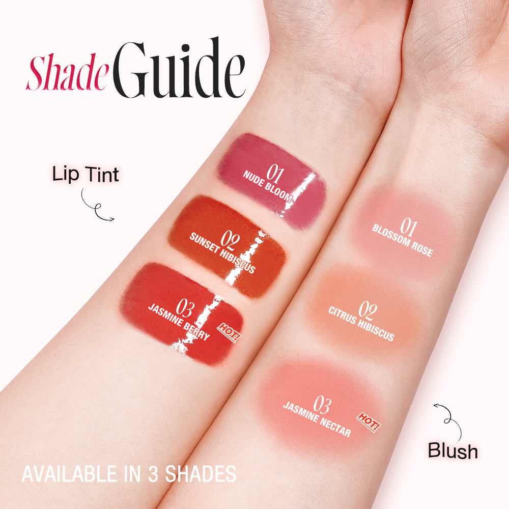 O.TWO.O Jelly Set – Hydrating Glossy Lip & Cheek Jelly Makeup UAE