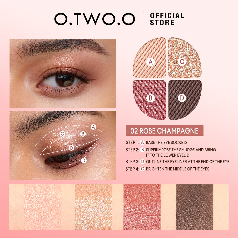 O.TWO.O Luxurious Dazzling Eyeshadow Palette