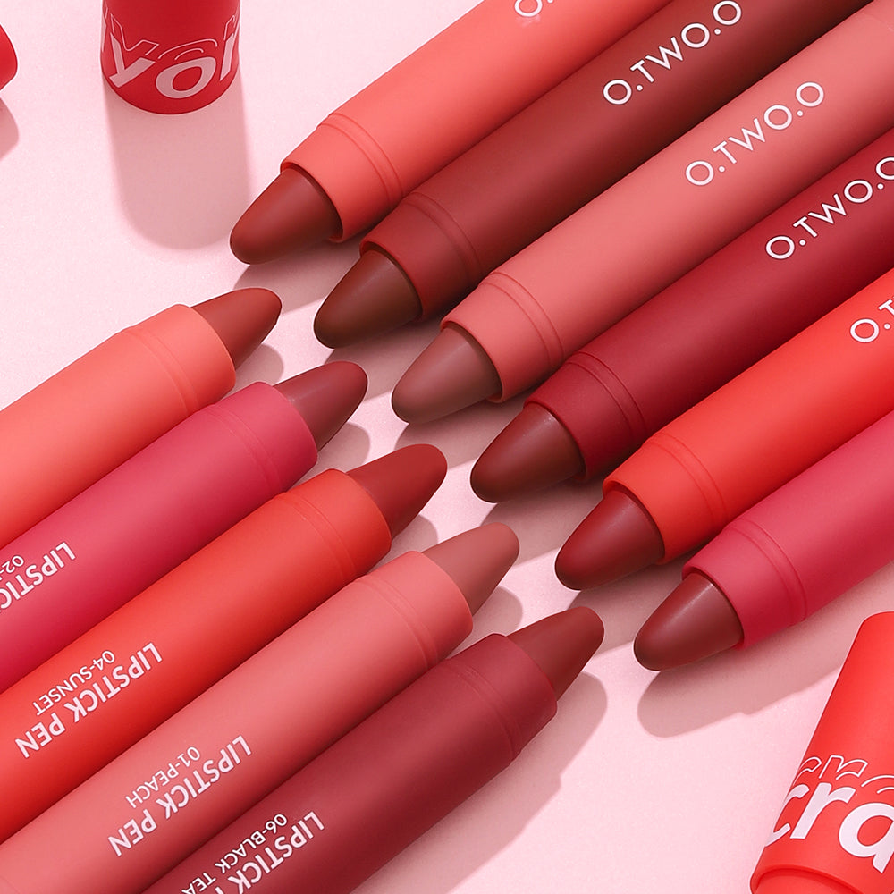 O.TWO.O Creamy Matte Crayon Lipstick – Long-Lasting Matte Lipstick UAE