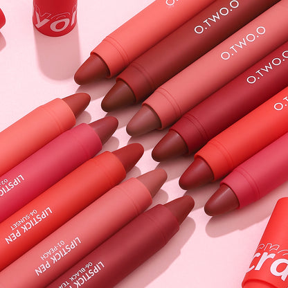 O.TWO.O Creamy Matte Crayon Lipstick – Long-Lasting Matte Lipstick UAE