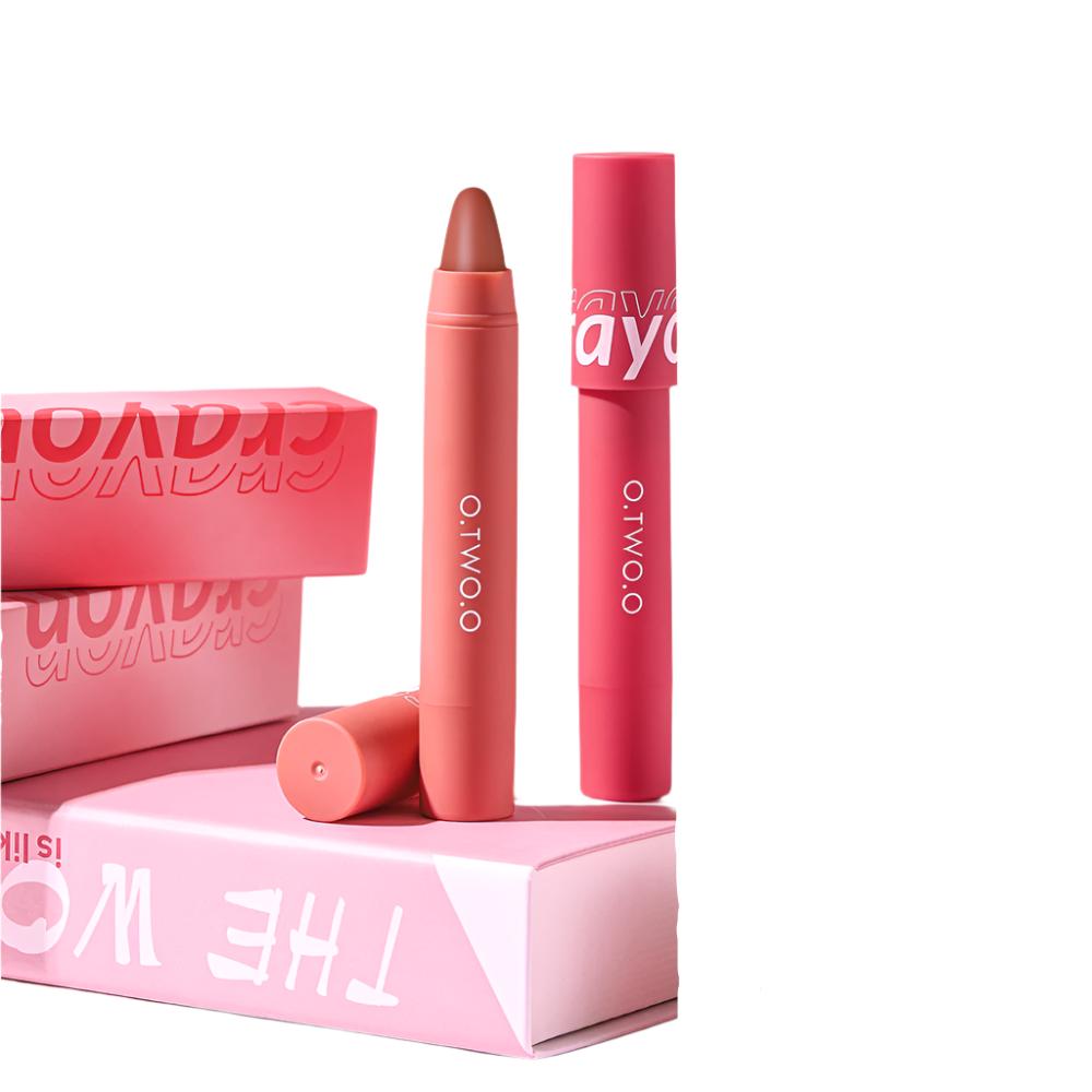 O.TWO.O Creamy Matte Crayon Lipstick – Long-Lasting Matte Lipstick UAE
