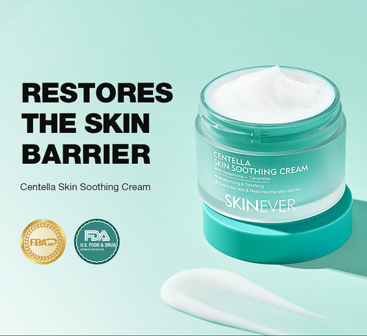 SKINEVER Centella Soothing Cream – Hydrating & Calming Cica Cream for Sensitive Skin UAE