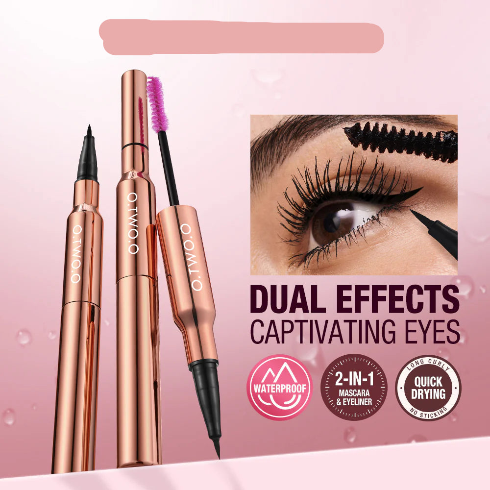 O.TWO.O 2 in 1 Charming Eye – Dual-Ended Eyeliner & Mascara UAE