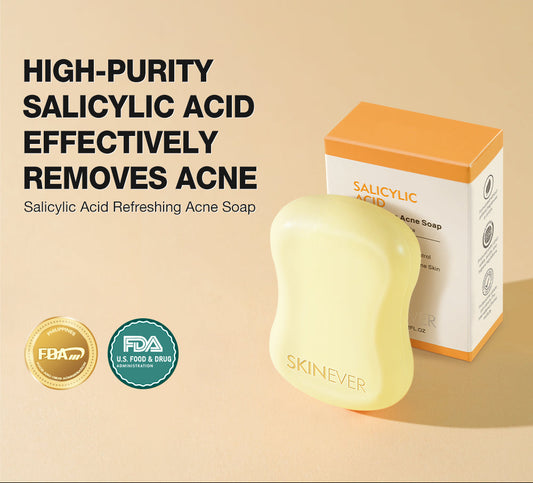 SKINEVER Salicylic Acid Refreshing Acne Soap – Anti-Acne & Oil Control Cleanser UAE
