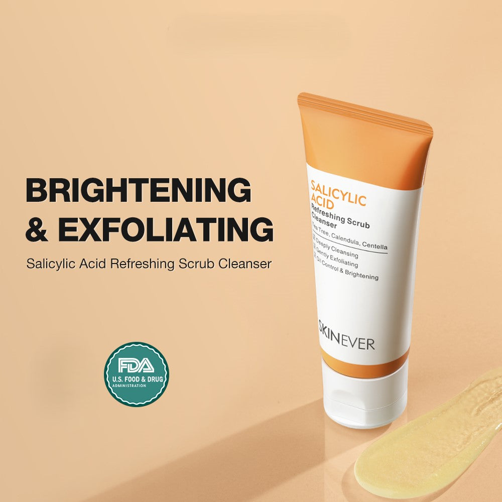 SKINEVER Salicylic Acid Scrub Cleanser – Gentle Exfoliating Cleanser UAE