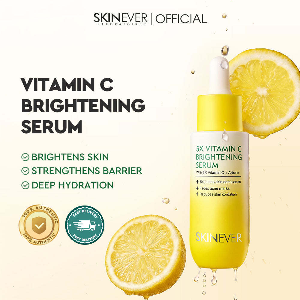 Skinever 5X Vitamin C Brightening Serum bottle