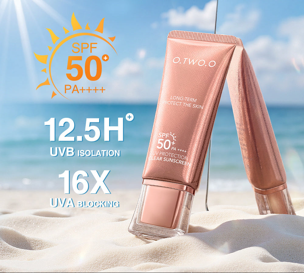 O.TWO.O SPF 50++++ Protection Clear Sunscreen – Invisible Lightweight UV Shield UAE