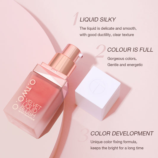 O.TWO.O Liquid Blush – Lightweight Dewy Cheek Tint in UAE