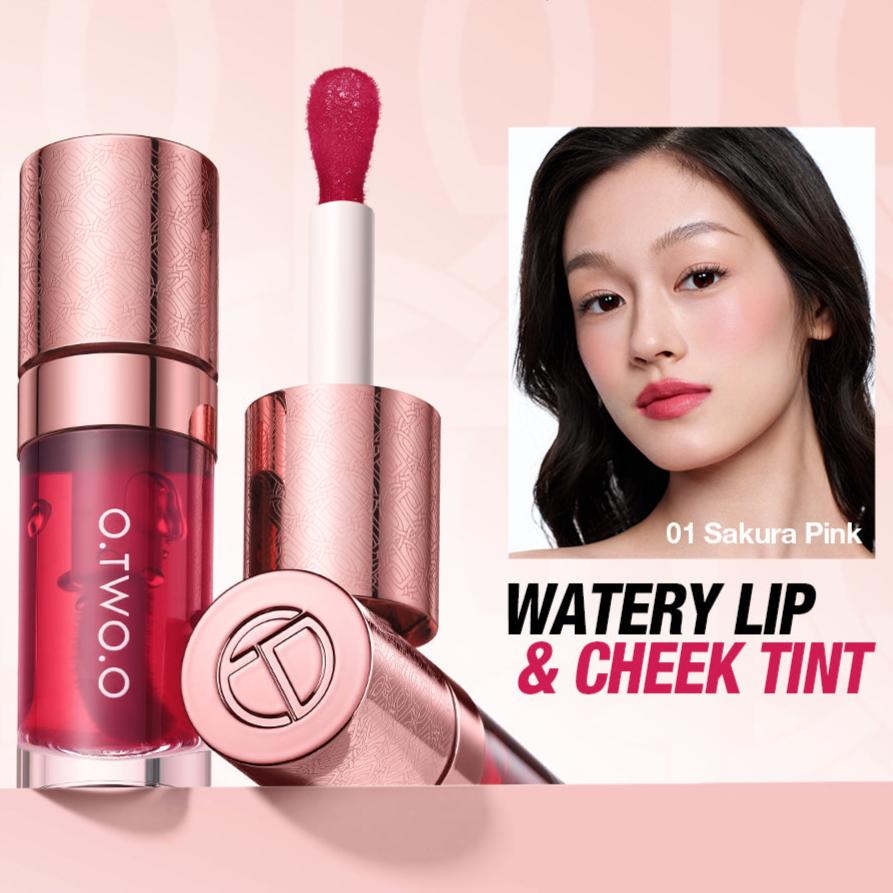 O.TWO.O Haute Watery Lip and Cheek Tint – 2-in-1 Lightweight Long-Lasting Stain for Natural Glow in UAE