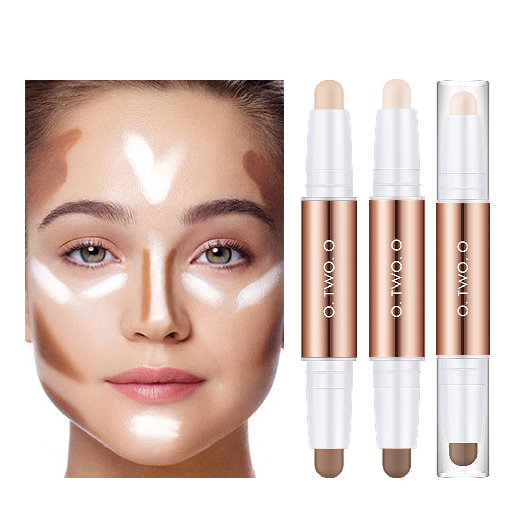 O.TWO.O 2-in-1 Brighten and Repair Contour Stick – Dual-Ended Highlighter & Sculpting Cream UAE