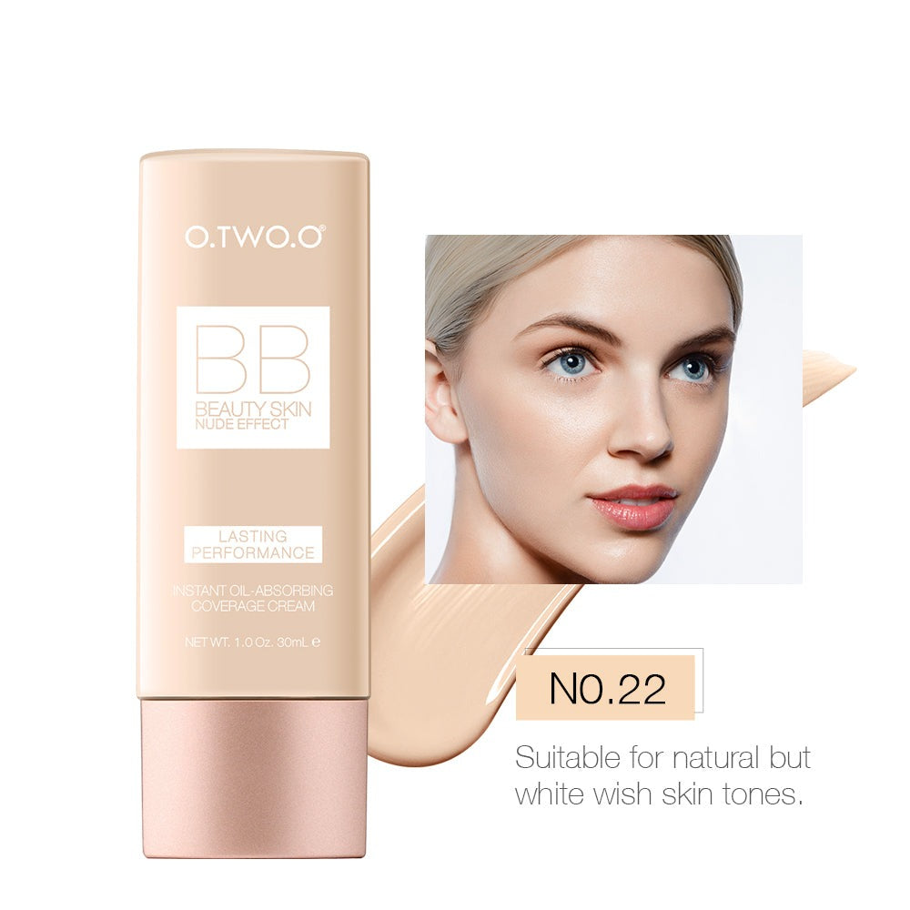 O.TWO.O Nude Effect BB Cream – Lightweight Natural Coverage Face Foundation UAE