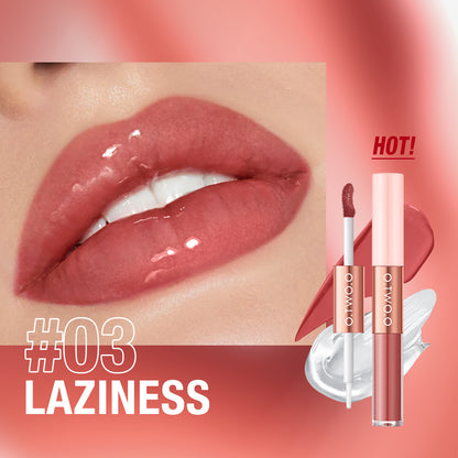 O.TWO.O Double Effect Matte & Gloss Lipstick – Dual Finish Lip Color UAE