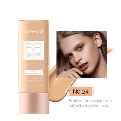 O.TWO.O Nude Effect BB Cream – Lightweight Natural Coverage Face Foundation UAE