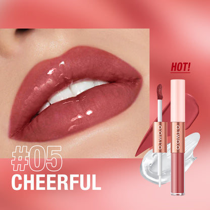 O.TWO.O Double Effect Matte & Gloss Lipstick – Dual Finish Lip Color UAE