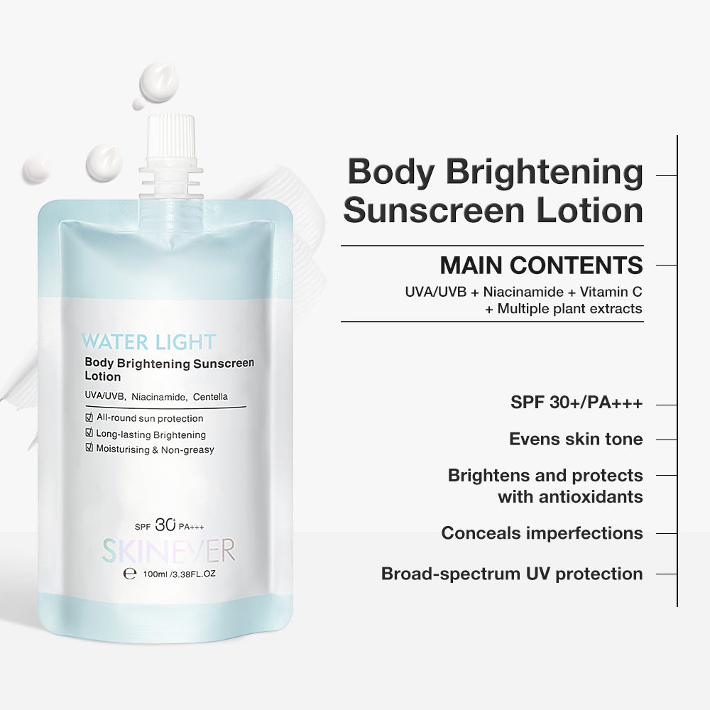 SKINEVER Water Light Body Brightening Sunscreen Lotion – SPF50 UAE