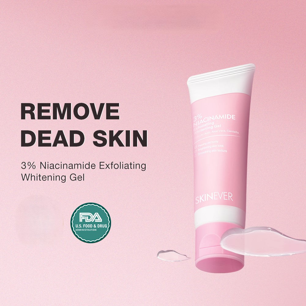 SKINEVER 3% Niacinamide Whitening Gel – Exfoliating Brightening Gel UAE