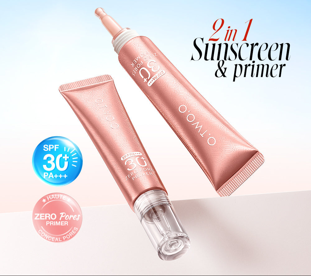 O.TWO.O Haute Zero Pores Sunscreen Primer SPF 50 – Oil Control and Pore Blurring Makeup Base UAE