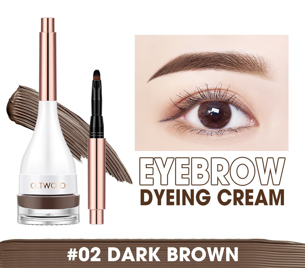 O.TWO.O 4-Color Waterproof Eyebrow Cream – 3D Brow Shaping Gel in UAE