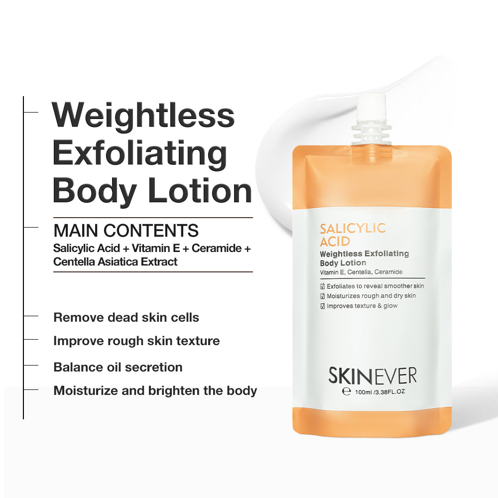 SKINEVER Salicylic Acid Body Lotion – Exfoliating, Lightweight, Smoothing for KP & Rough Skin UAE