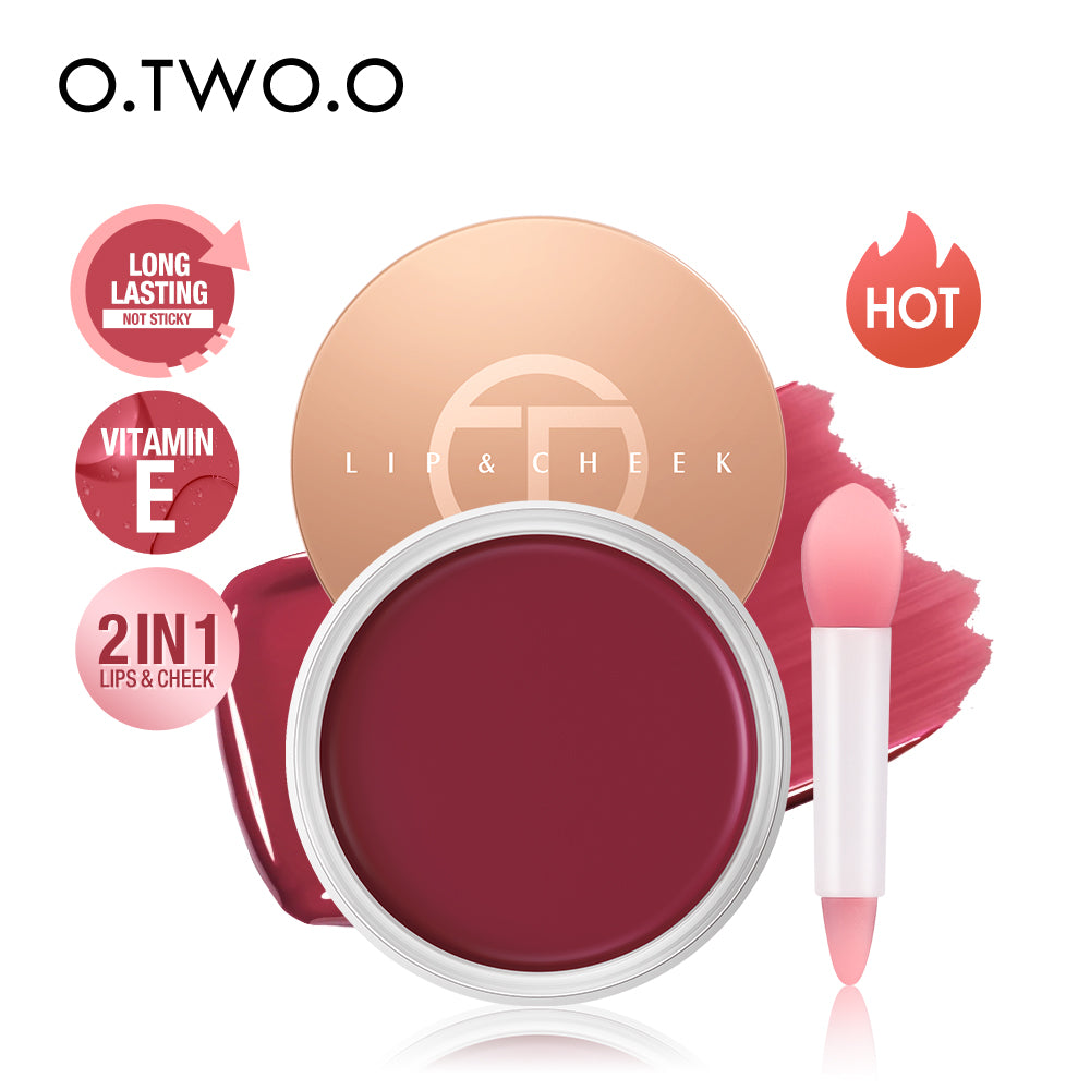 O.TWO.O Moist Hydrating Gloss & Cheek Balm – Dual-Use Lip & Cheek Tint UAE